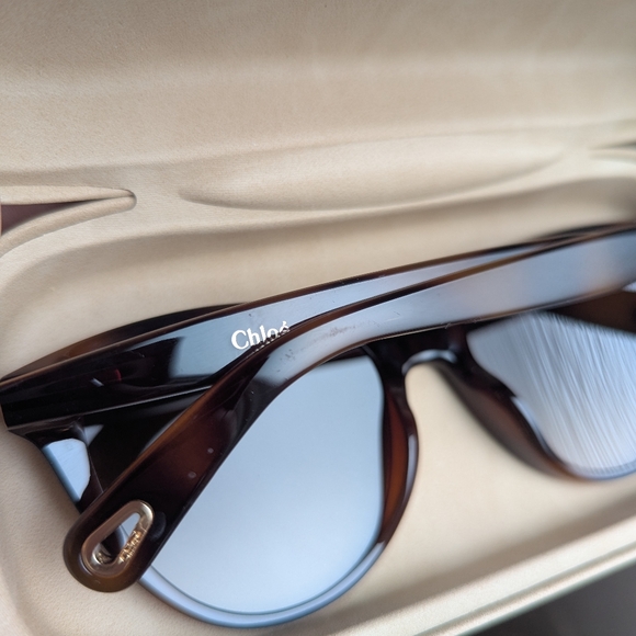 Chloe Havana Cat Eye Sunglasses Brown CE767S 54▪︎17 140 - Picture 6 of 7